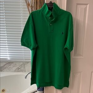 Polo by Ralph Lauren Men's Green Polo Shirt